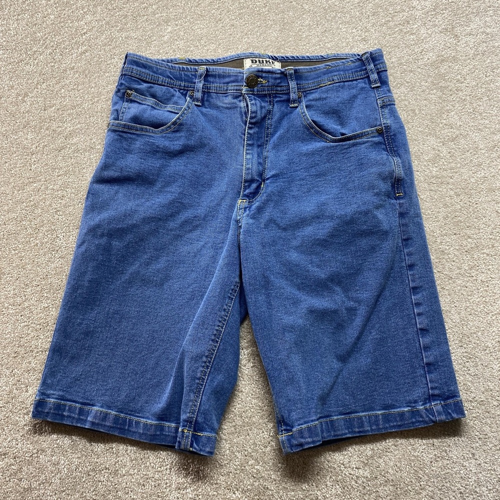 Duke Haband Shorts Mens 32 Denim Stretch Classic Jean Casual‎ Comfortable Summer